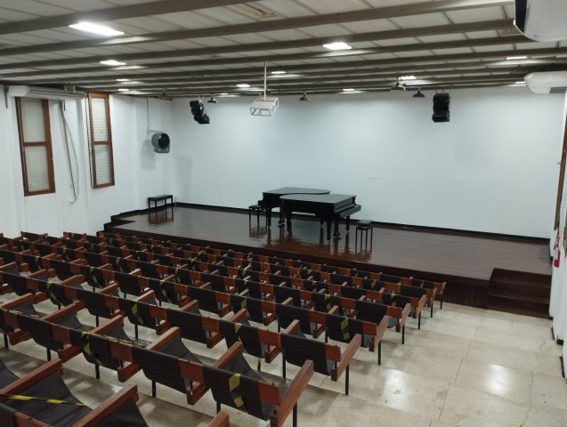 Interior do Auditório de Música